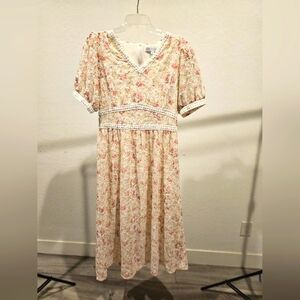 Ivy City floral midi dress